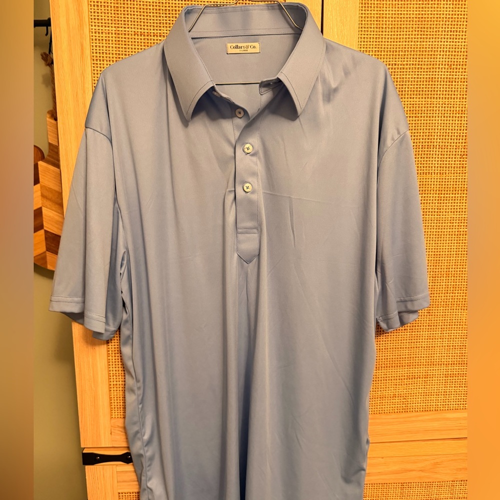 Collar & Co. Men's Classic blue Polo Shirt
